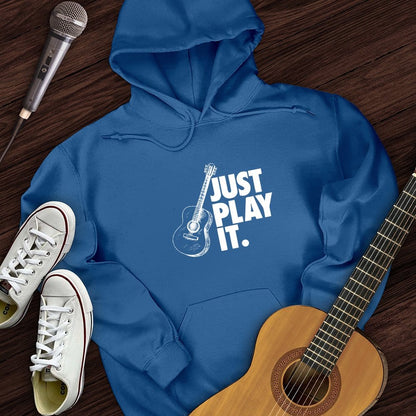 Printify Hoodie Royal / S Just Play It Hoodie