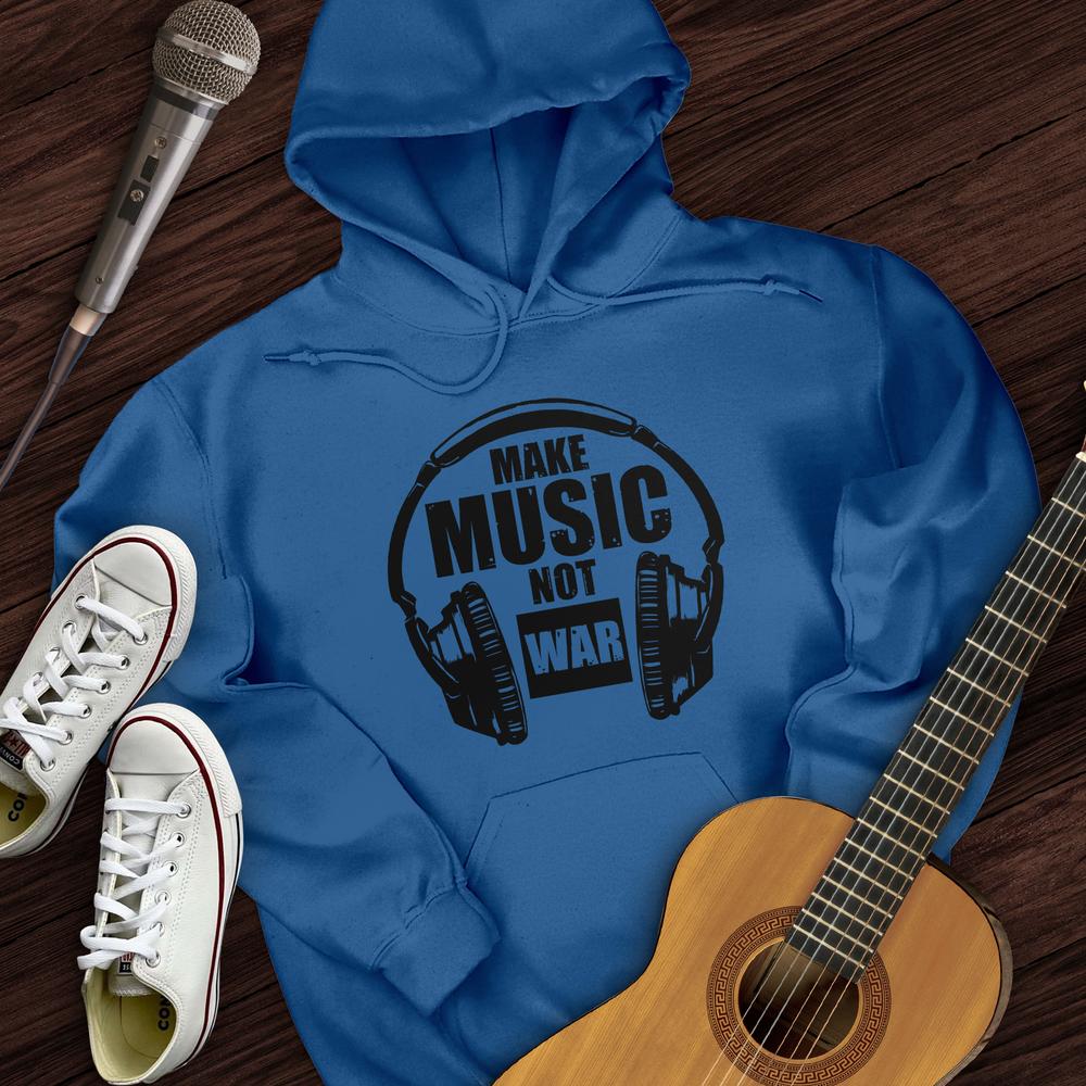 Printify Hoodie Listen To Music Hoodie