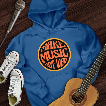 Printify Hoodie Royal / S Make Music Groovy Hoodie