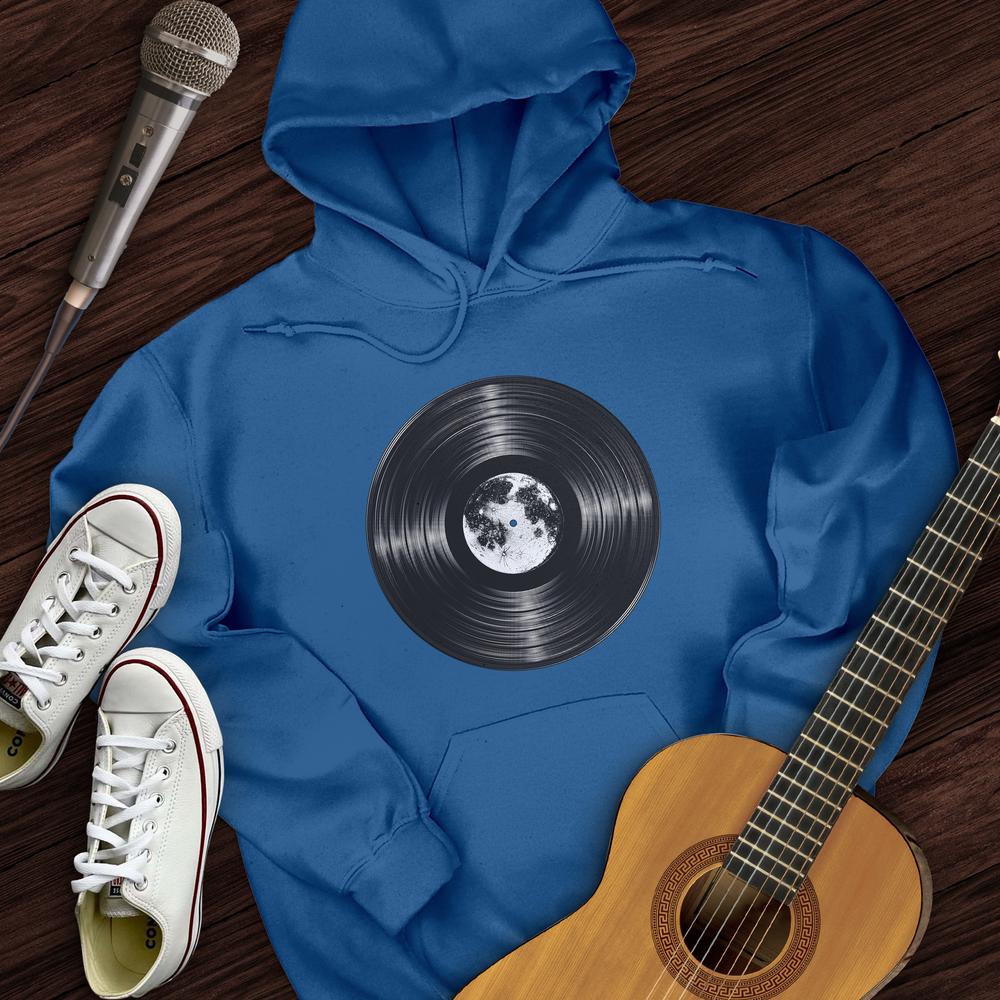Printify Hoodie Royal / S Moon Vinyl Hoodie