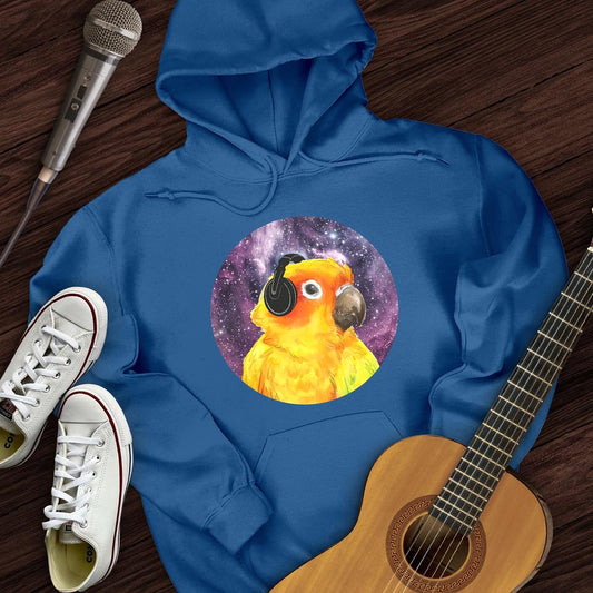 Printify Hoodie Royal / S Music Bird Hoodie