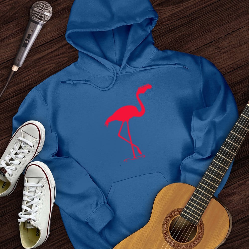 Printify Hoodie Royal / S Music Flamingo Hoodie