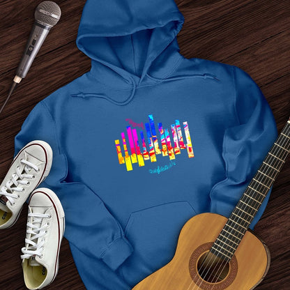 Printify Hoodie Royal / S Piano Color Hoodie