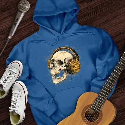Printify Hoodie Royal / S Rock The Skull Hoodie
