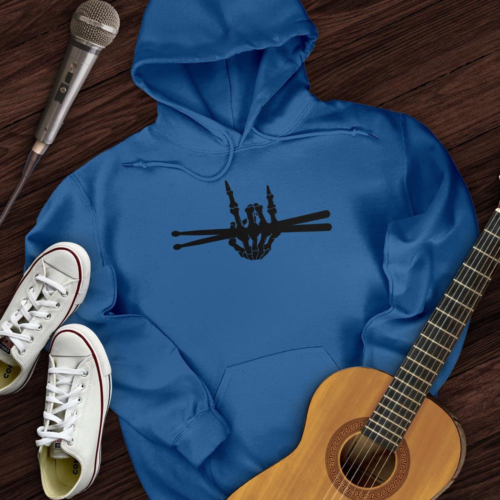 Printify Hoodie Royal / S Skeleton Drummer Hoodie