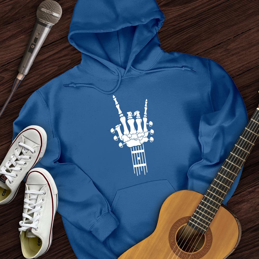 Printify Hoodie Royal / S Skeleton Guitar Hoodie