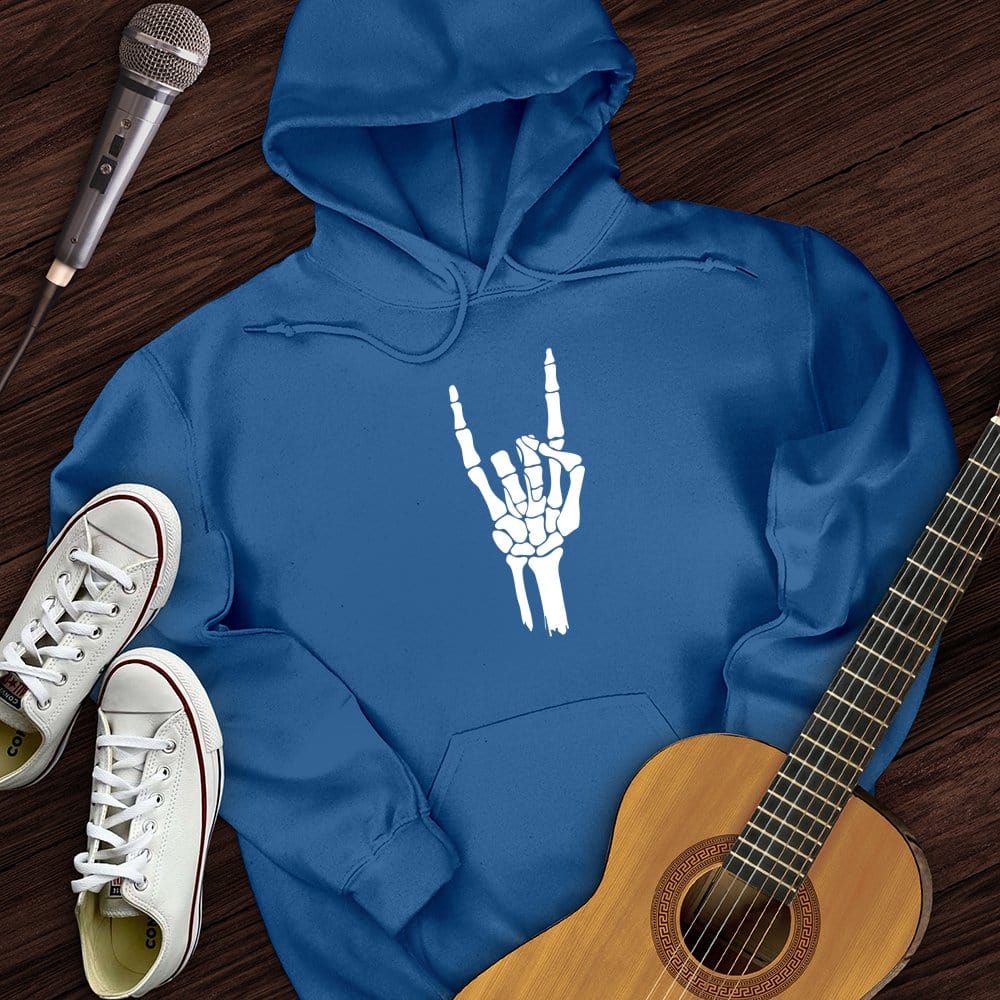 Printify Hoodie Royal / S Skeleton Hand Hoodie