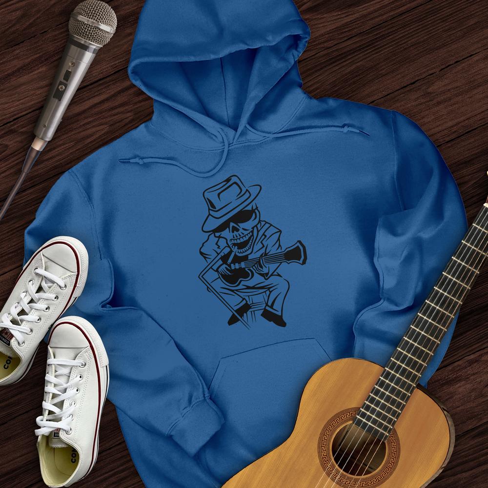 Printify Hoodie Royal / S Skeleton Musician Hoodie