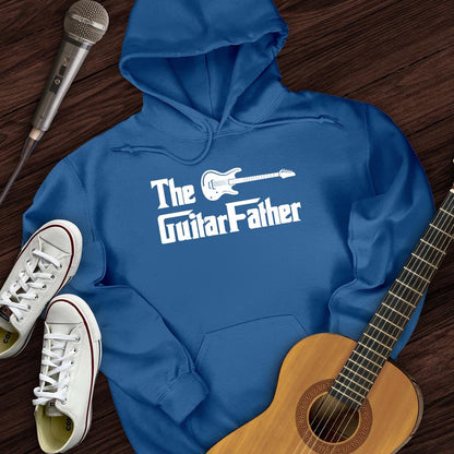 Printify Hoodie Royal / S The Guitar Father Hoodie