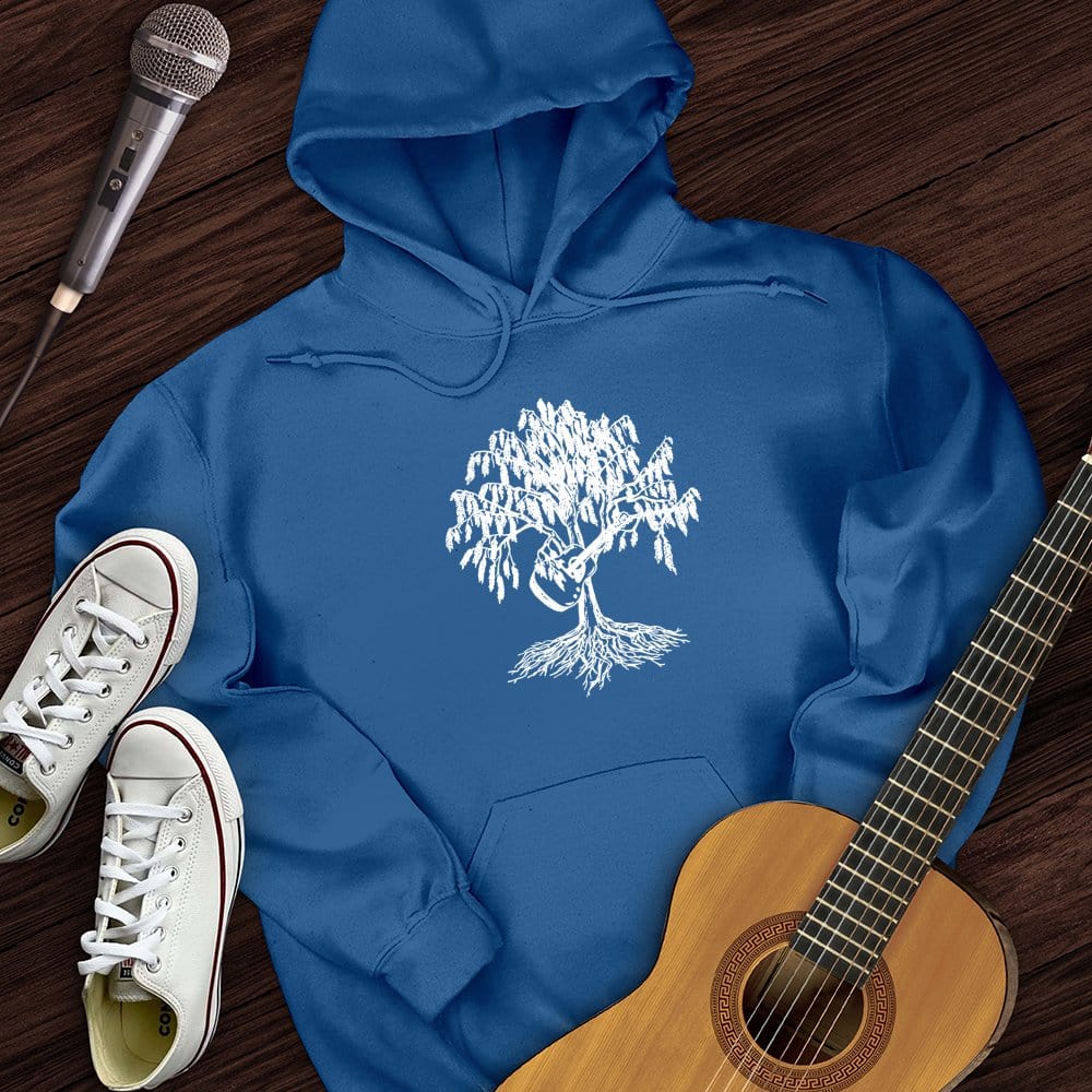 Printify Hoodie Royal / S Weeping Willow Guitar Hoodie