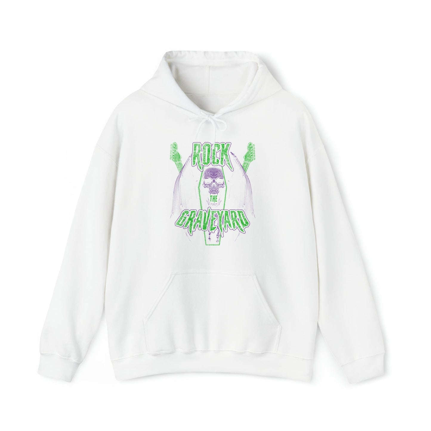 Printify Hoodie S / White Rock The Graveyard Hoodie