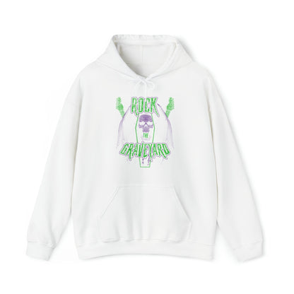 Printify Hoodie S / White Rock The Graveyard Hoodie