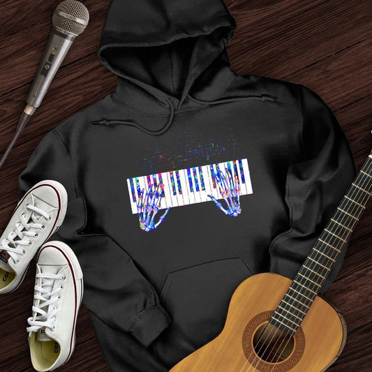 Printify Hoodie Skeleton Symphony Hoodie