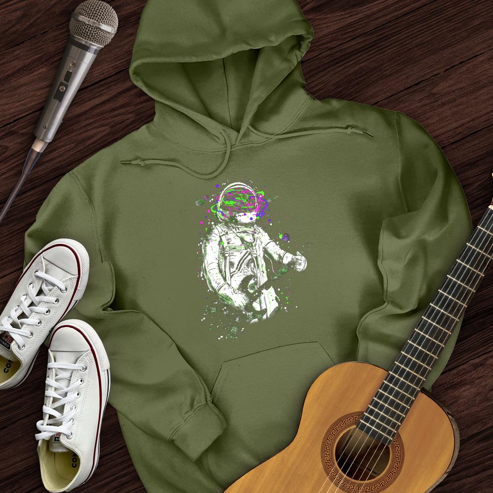 Printify Hoodie Space Guitarist Hoodie