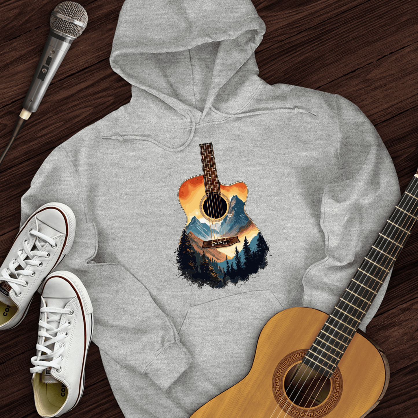 Printify Hoodie Sport Grey / S Acoustic Heaven Hoodie