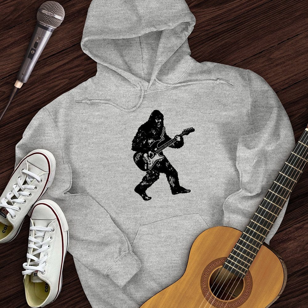 Printify Hoodie Sport Grey / S Bigfoot Playing Guitar Hoodie