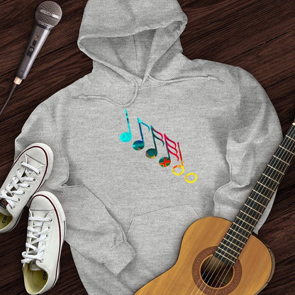 Printify Hoodie Sport Grey / S Colorful Music Notes Hoodie