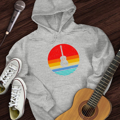 Printify Hoodie Sport Grey / S Colorful Vintage Guitar Hoodie