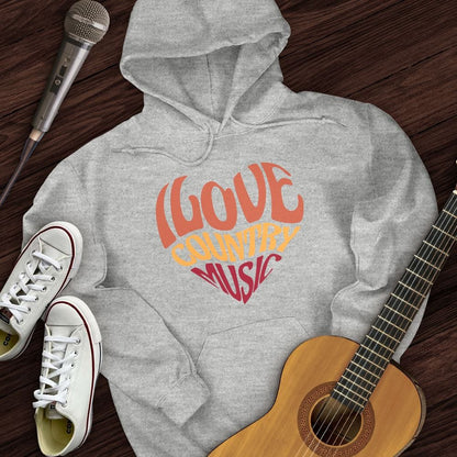 Printify Hoodie Sport Grey / S Country Music Love Hoodie
