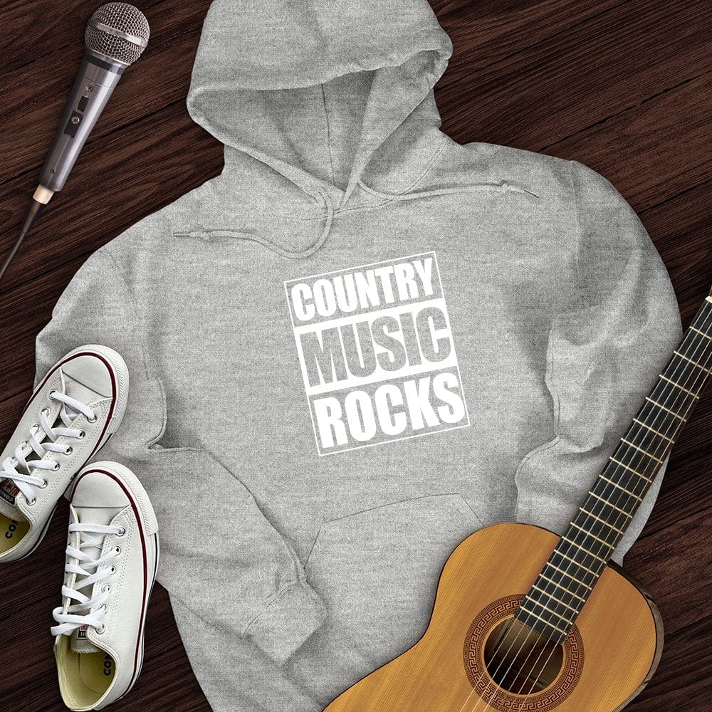 Printify Hoodie Sport Grey / S Country Music Rocks Hoodie