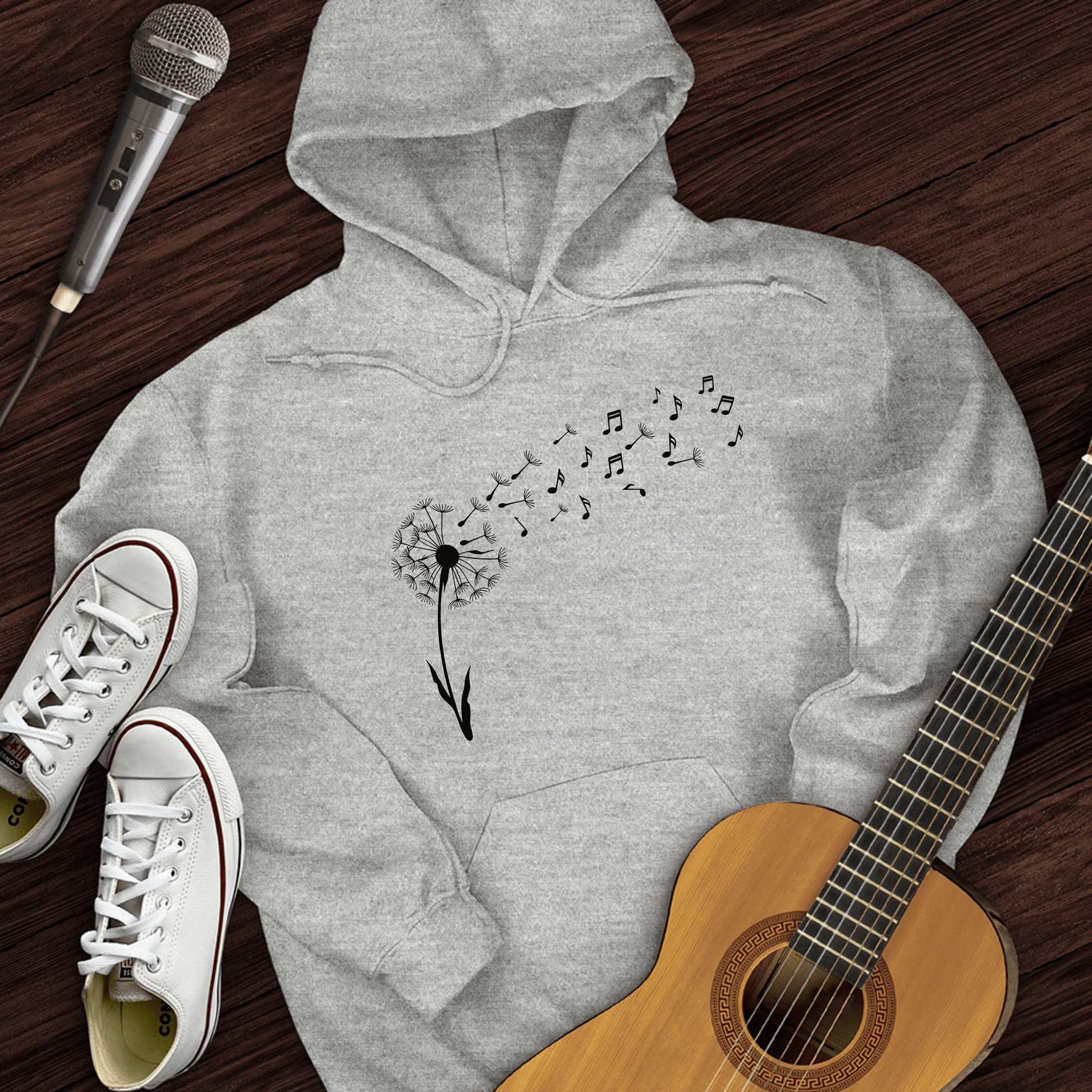 Printify Hoodie Sport Grey / S Dandelion Notes Hoodie