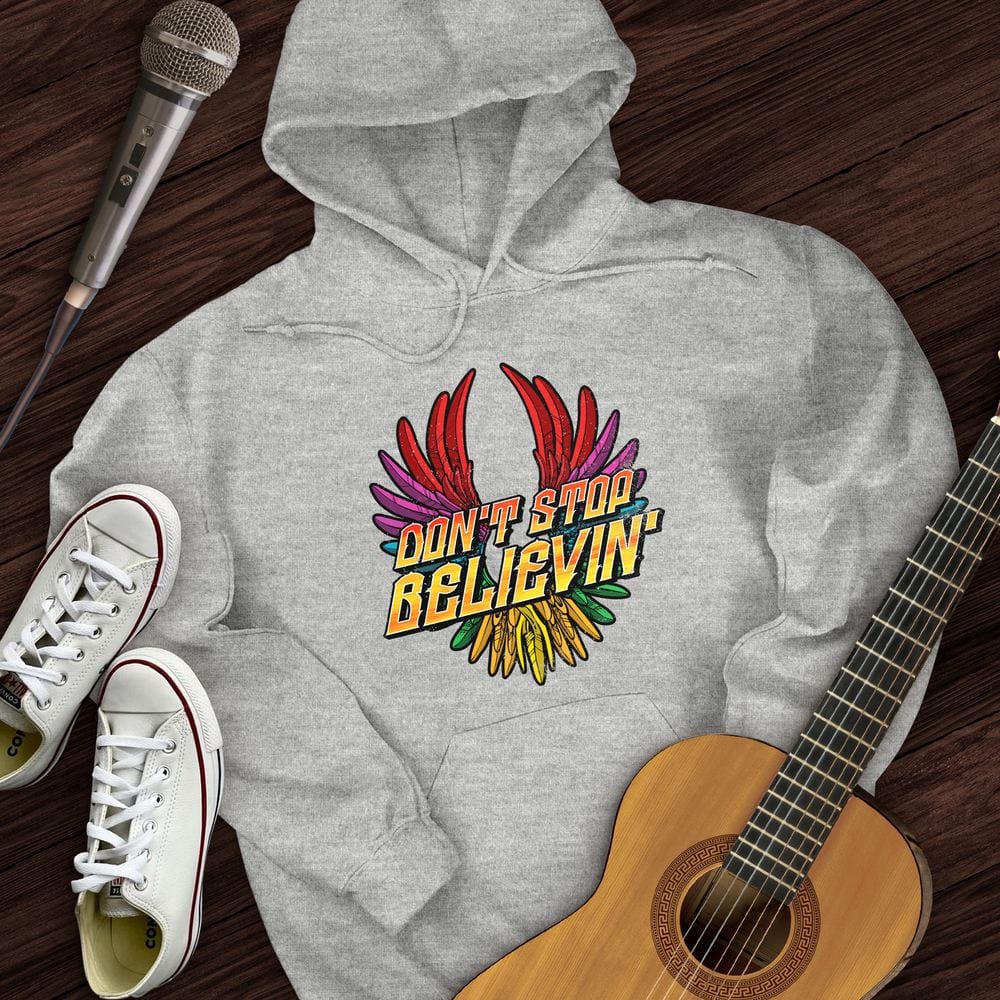 Printify Hoodie Sport Grey / S Don't Stop Believin' Hoodie