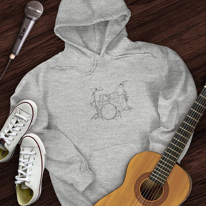 Printify Hoodie Sport Grey / S Drums Hoodie