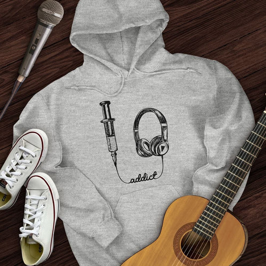 Printify Hoodie Sport Grey / S Heartbeat Music Note Hoodie