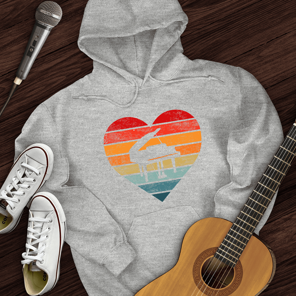 Printify Hoodie Sport Grey / S I Love Piano Hoodie