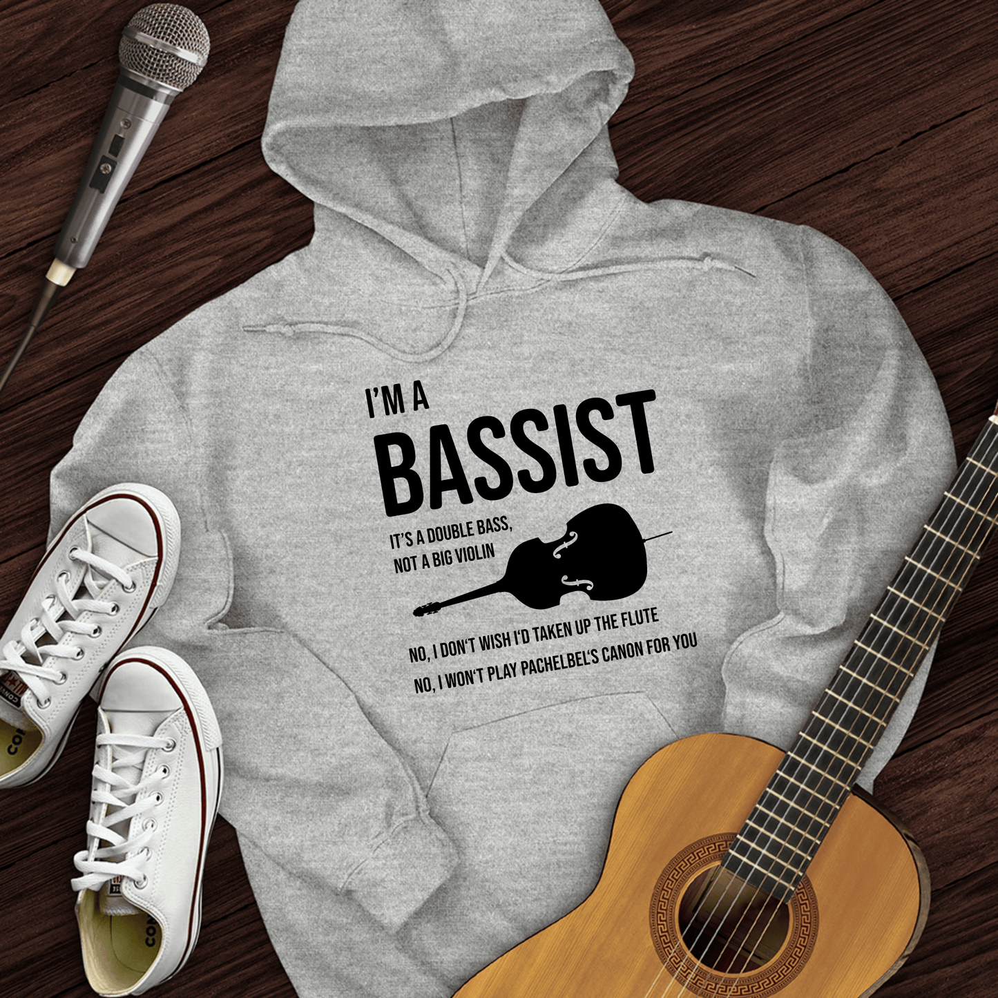 Printify Hoodie Sport Grey / S I'm A Bassist Hoodie