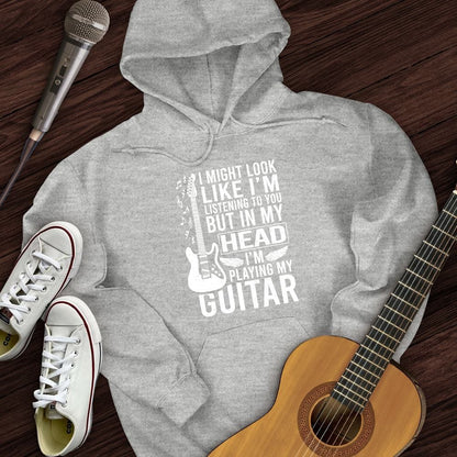 Printify Hoodie Sport Grey / S In My Head Guitar Hoodie