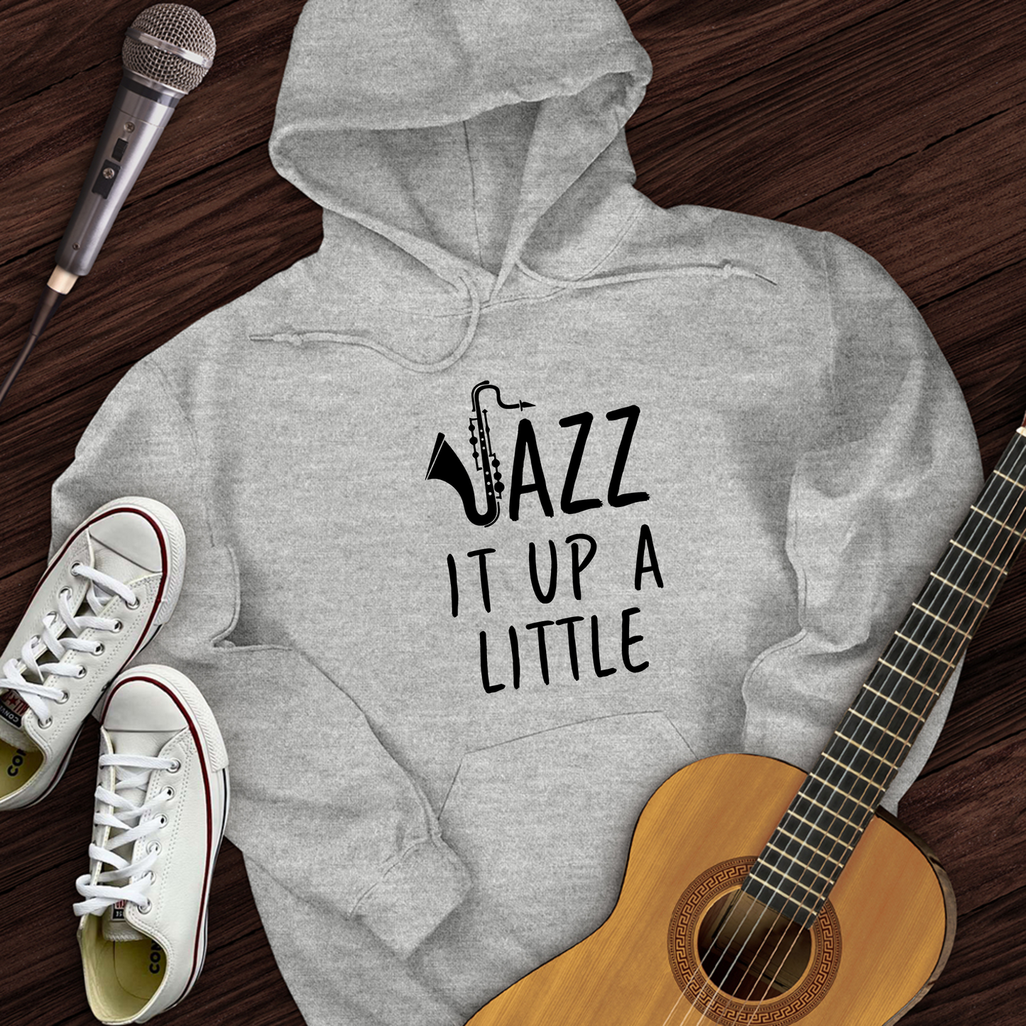 Printify Hoodie Sport Grey / S Jazz It Up Hoodie