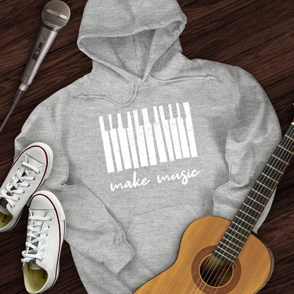 Printify Hoodie Sport Grey / S Make Music Piano Hoodie