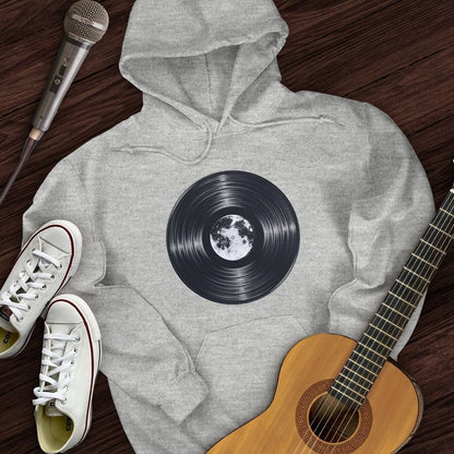 Printify Hoodie Sport Grey / S Moon Vinyl Hoodie