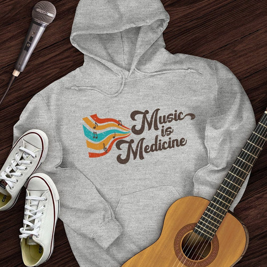 Printify Hoodie Sport Grey / S Music Is Medicine Hoodie