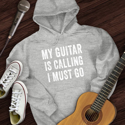 Printify Hoodie My Guitar Is Calling Hoodie