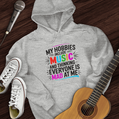 Printify Hoodie Sport Grey / S My Hobbies Include Music Hoodie