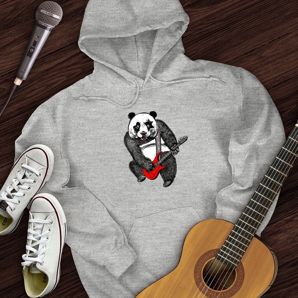 Printify Hoodie Sport Grey / S Panda Guitar Hoodie