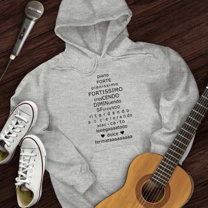 Printify Hoodie Sport Grey / S Piano Forte Hoodie