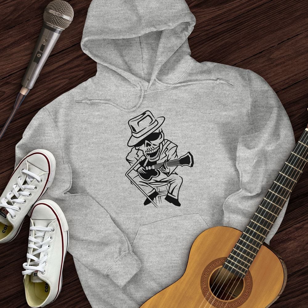 Printify Hoodie Sport Grey / S Skeleton Musician Hoodie