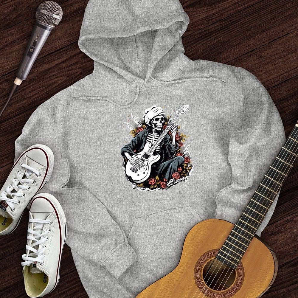 Printify Hoodie Sport Grey / S Skeleton Playing Music Hoodie