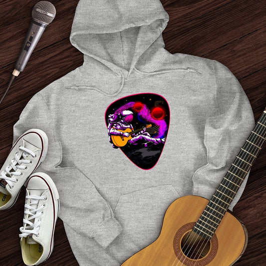 Printify Hoodie Sport Grey / S Space Guitar Plectrum Hoodie