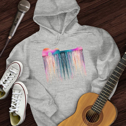 Printify Hoodie Sport Grey / S Trippy Guitar Hoodie