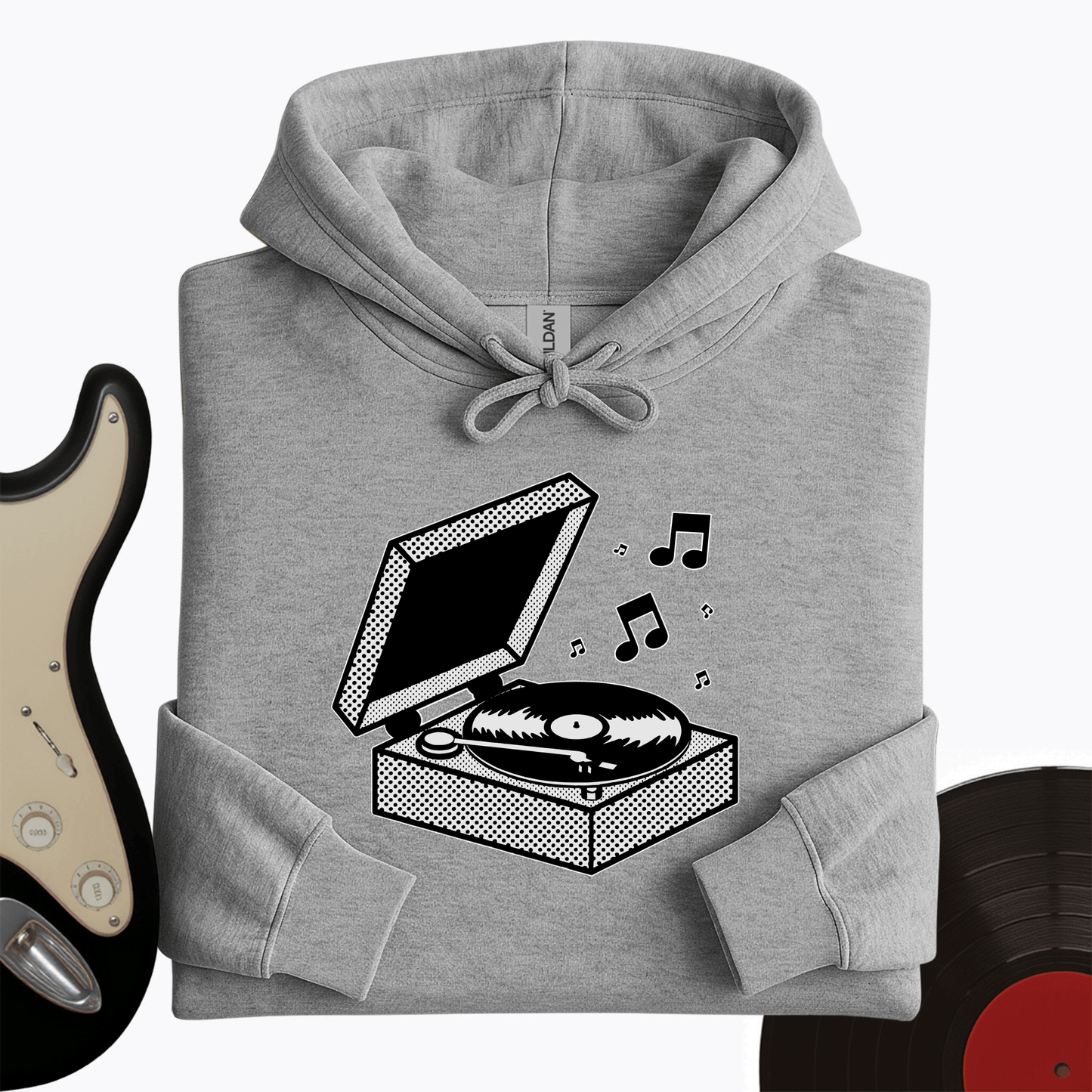 Printify Hoodie Sport Grey / S Vinyl Box Hoodie