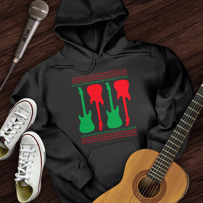 Printify Hoodie Ugly Guitar Holiday Hoodie