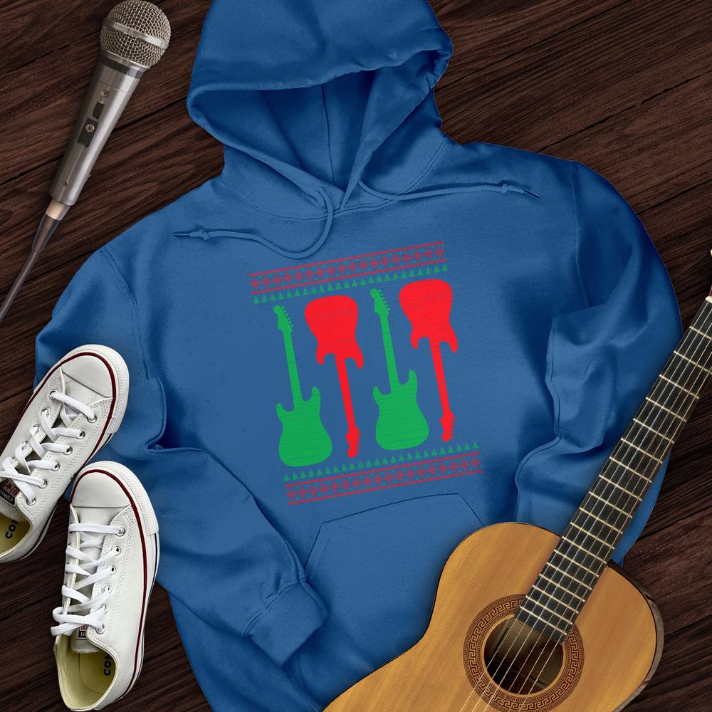 Printify Hoodie Ugly Guitar Holiday Hoodie