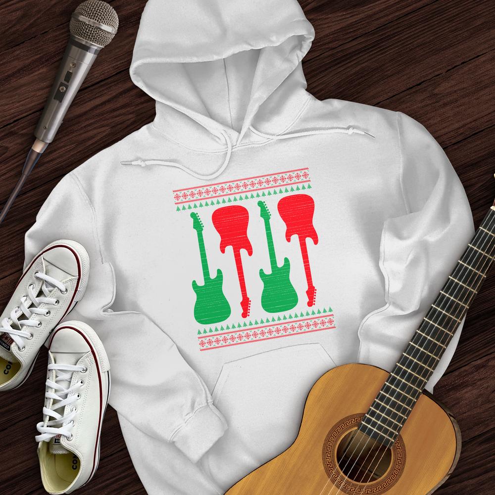 Printify Hoodie Ugly Guitar Holiday Hoodie