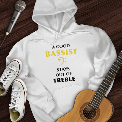 Printify Hoodie White / S A Good Bassist Hoodie