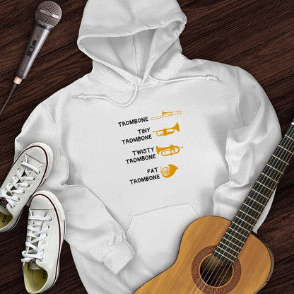 Printify Hoodie White / S All Trombones Hoodie