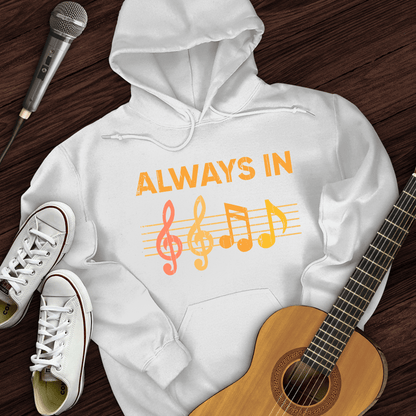 Printify Hoodie White / S Always In Hoodie